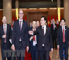 Chủ tịch Hội đồng Quốc gia Thụy Sĩ kết thúc chuyến thăm Việt Nam