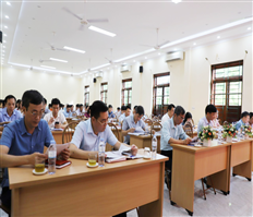 Hội nghị lần thứ 24 Ban chấp hành Đảng bộ Huyện Kim Động