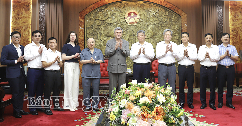 Thúc đẩy hợp tác giữa tỉnh Hưng Yên và thành phố Saint Petersburg (Liên bang Nga)