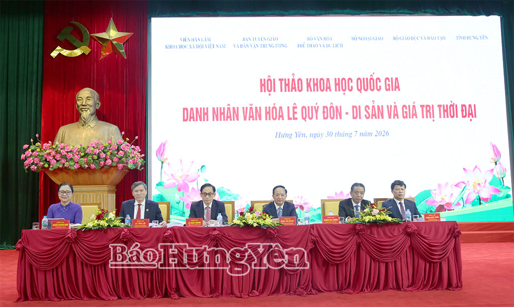 Hội thảo khoa học quốc gia “Danh nhân văn hóa Lê Quý Đôn – Di sản và giá trị thời đại”