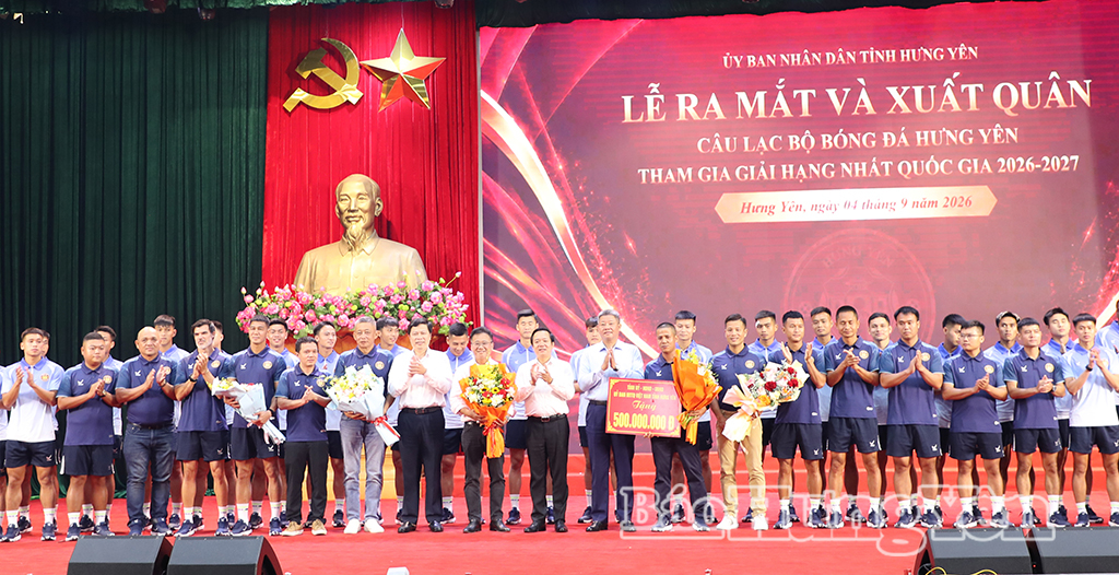 Câu lạc bộ Bóng đá Hưng Yên ra mắt và xuất quân mùa giải 2026 - 2027