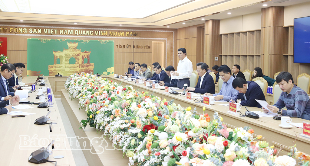 Đồng chí Bí thư Tỉnh ủy Nguyễn Hữu Nghĩa làm việc với Công ty cổ phần Tập đoàn Trường Hải