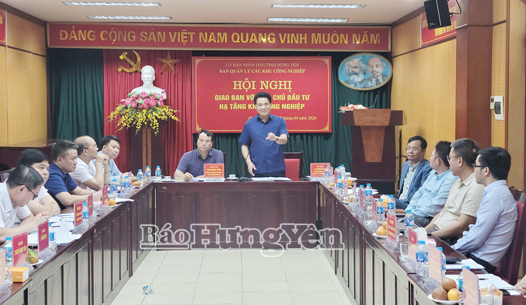 Đẩy nhanh tiến độ triển khai thực hiện các dự án khu công nghiệp