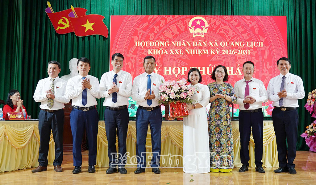 HĐND các xã: Quang Lịch, Lạc Đạo và Quang Hưng tổ chức kỳ họp thứ nhất kiện toàn tổ chức bộ máy chính quyền địa phương