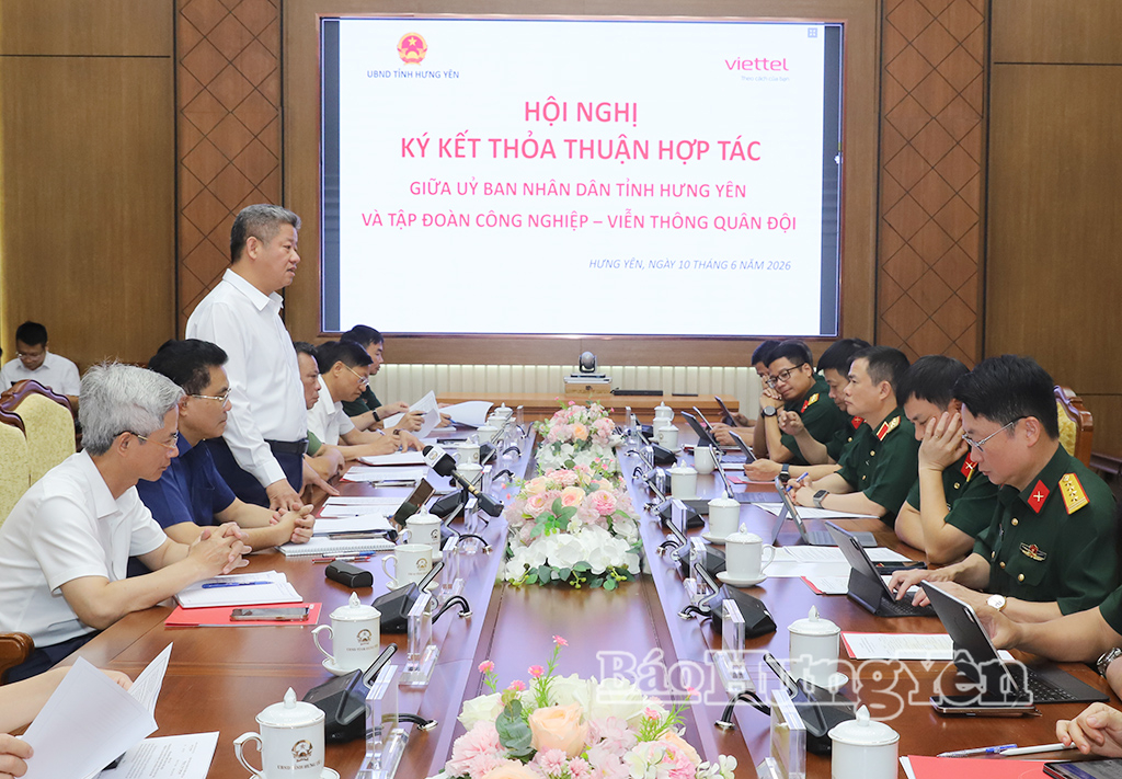 Hưng Yên - Viettel ký kết hợp tác phát triển khoa học, công nghệ và chuyển đổi số