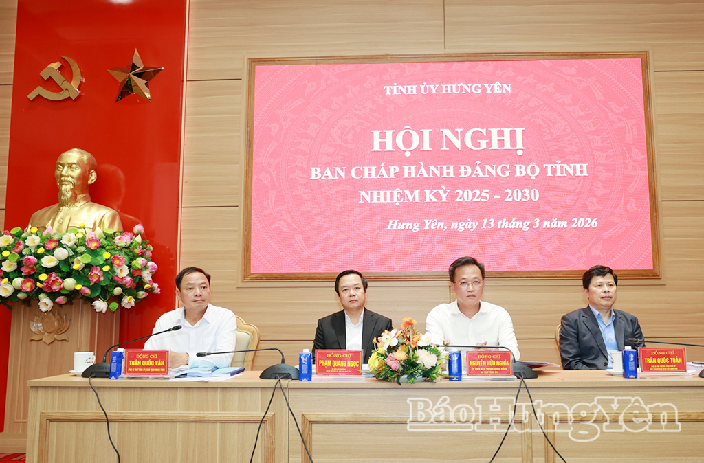 Hội nghị Ban Chấp hành Đảng bộ tỉnh.