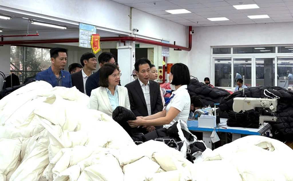 Hoạt động sản xuất, kinh doanh tại các doanh nghiệp ở xã Thụy Anh