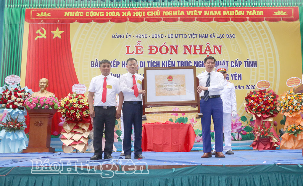 Xã Lạc Đạo: Đón nhận Bằng xếp hạng Di tích kiến trúc nghệ thuật cấp tỉnh đình Thanh Đặng