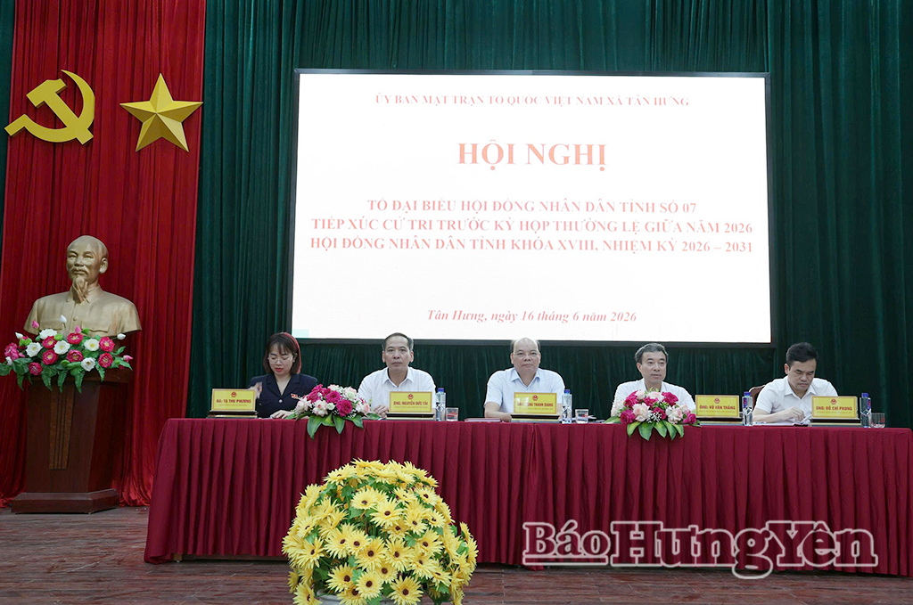 Cử tri xã Tân Hưng kiến nghị nhiều vấn đề dân sinh