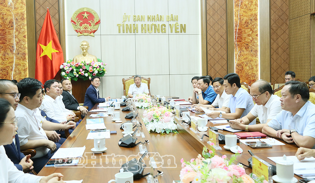 Tỉnh Hưng Yên sẽ luôn đồng hành hỗ trợ các doanh nghiệp đầu tư, sản xuất kinh doanh