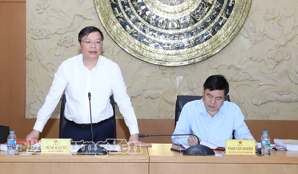 UBND tỉnh làm việc với đoàn công tác liên ngành Trung ương về khu vực dự kiến thành lập các phường