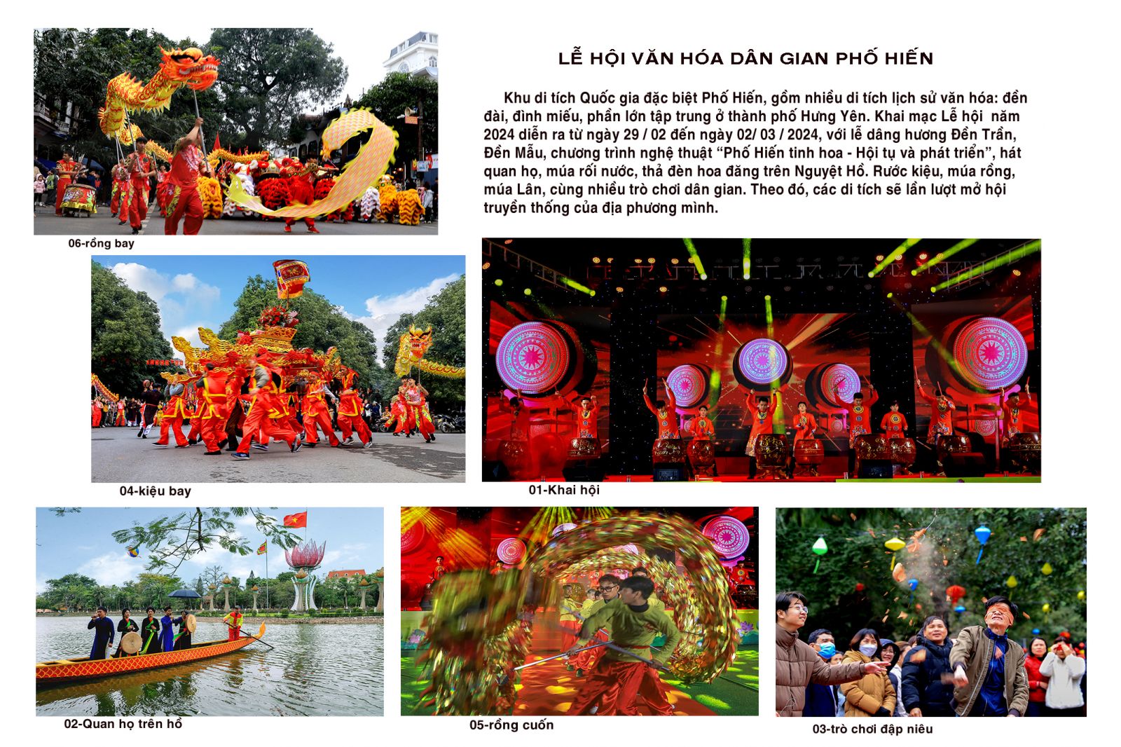 Tác phẩm: Lễ hội Văn hóa dân gian Phố Hiến, tác giả Dương Văn Tăng