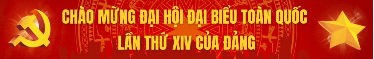 Chào mừng Đại hội Đại biểu toàn quốc lần thứ XIV của Đảng