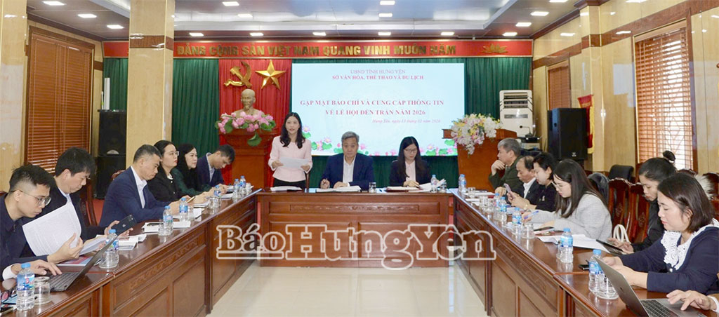 Tăng cường phối hợp tuyên truyền Lễ hội đền Trần năm 2026