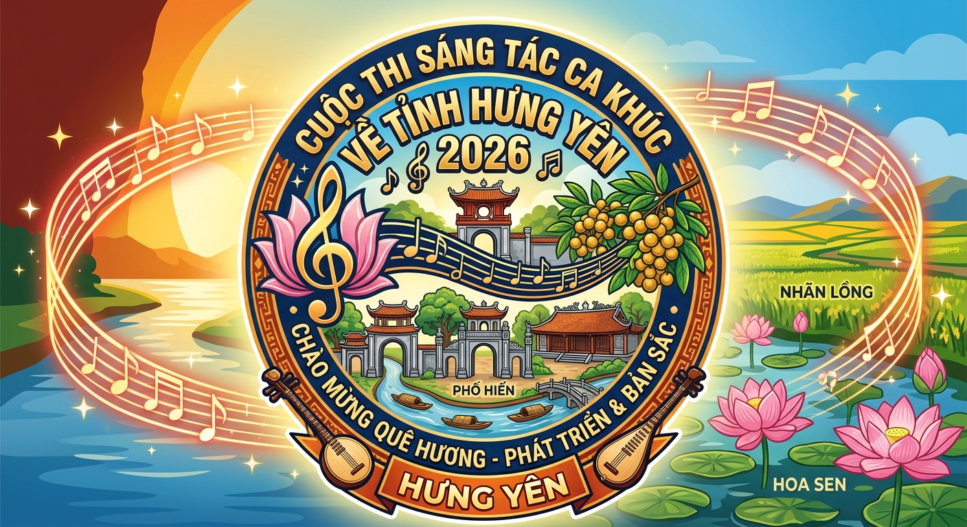 Thể lệ Cuộc thi sáng tác ca khúc về tỉnh Hưng Yên năm 2026