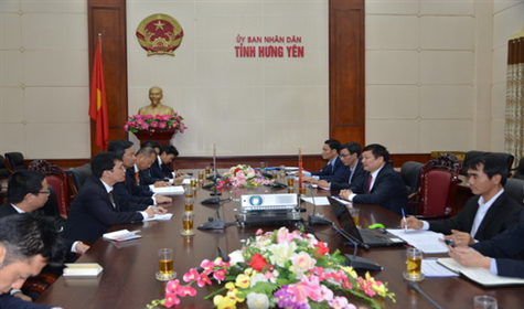 Chủ tịch UBND tỉnh Nguyễn Văn Phóng làm việc với Lãnh đạo Tập đoàn Sumitomo (Nhật Bản)