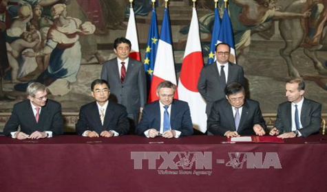 Nhật Bản và Pháp tăng cường hợp tác song phương