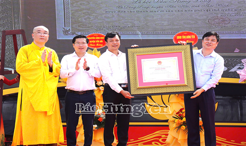 Hung Long Temple Festival recognized as national intangible cultural product