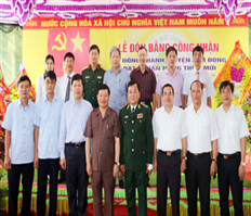 Xã Đồng Thanh đón Bằng công nhận đạt chuẩn nông thôn mới