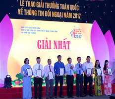 67 tác phẩm đoạt Giải thưởng toàn quốc về thông tin đối ngoại