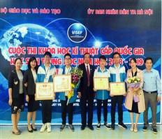 Hưng Yên giành 4 giải tại cuộc thi KHKT cấp quốc gia dành cho học sinh trung học khu vực phía Bắc năm học 2018-2019