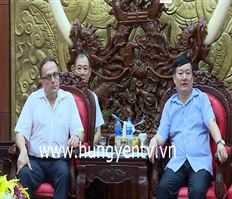 Chủ tịch UBND tỉnh Nguyễn Văn Phóng tiếp và làm việc với Đại sứ đặc mệnh toàn quyền Cộng hoà Belarus