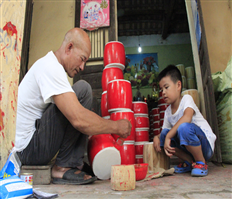 Làng ông Hảo vào mùa trung thu