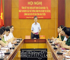 Hội nghị trực tuyến tổng kết thực hiện Quyết định số 49/2015/QĐ-TTg
