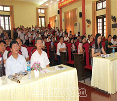 Training workshop on external information service, speaking and providing information to the press