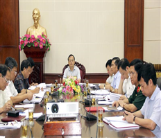 Online conference to implement the task of socio-economic development in the past 6 months