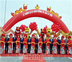 Lễ thông xe kỹ thuật tuyến đường và cầu nối hai tỉnh Thái Bình và Hưng Yên