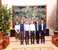 Provincial Party Secretary Do Tien Sy worked with Thang Long Industrial Park II Company Limited