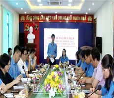 The Vietnam General Confederation of Labor's delegation works with the Provincial Labor Federation