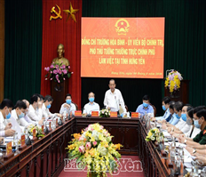 Đồng chí Trương Hoà Bình, Uỷ viên Bộ Chính trị, Phó Thủ tướng Thường trực Chính phủ thăm và làm việc tại tỉnh