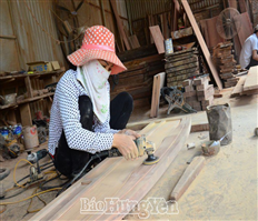 Xây dựng nhãn hiệu tập thể sản phẩm mộc thôn Thụy Lân