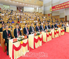 The 9th Hung Yen's Patriotic Emulation Congress and reception of the Certificate of recognition of Hung Yen province completing the task of building a new countryside