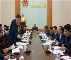 The meeting of members of the Provincial People's Committee