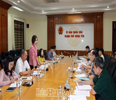 Kiểm tra công tác bầu cử tại thành phố Hưng Yên