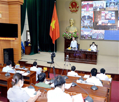 The conference to deploy the election of deputies to the 15th National Assembly and the People's Councils at all levels for the period of 2021-2026