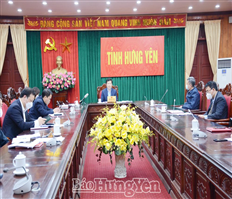 Lấy ý kiến một số nội dung hợp tác giữa hai tỉnh Hưng Yên và Sơn La