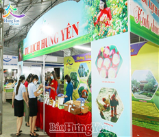 The provincial tourism promotion information center participates in the trade fair and socio-economic achievement display of Ninh Binh province 2022