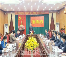 Đồng chí Bí thư Tỉnh ủy Nguyễn Hữu Nghĩa làm việc với Sở Thông tin và Truyền thông