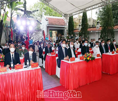 Dâng hương kỷ niệm 110 năm Ngày sinh đồng chí Lê Văn Lương và đón nhận Bằng công nhận di tích quốc gia Địa điểm lưu niệm đồng chí Lê Văn Lương