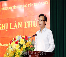 Hội nghị lần thứ 17 Ban Chấp hành Đảng bộ tỉnh Hưng Yên khoá XIX