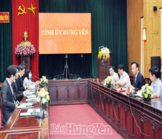Secretary of the Provincial Party Committee Nguyen Huu Nghia works with Panasonic Vietnam Co., Ltd