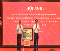 Ban Chỉ đạo triển khai Dự án đầu tư xây dựng đường Vành đai 4 – Vùng Thủ đô Hà Nội làm việc với các địa phương về mỏ vật liệu phục vụ thi công