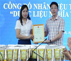 Công bố nhãn hiệu tập thể “Dược liệu Nghĩa Trai”