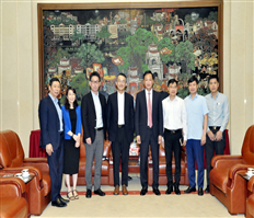 Bí thư Tỉnh ủy Nguyễn Hữu Nghĩa làm việc với Tổng giám đốc Công ty VAP