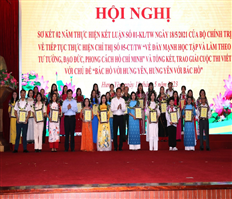 Sơ kết, đánh giá 2 năm thực hiện Kết luận số 01 của Bộ Chính trị và tổng kết, trao giải Cuộc thi viết với chủ đề “Bác Hồ với Hưng Yên, Hưng Yên với Bác Hồ”