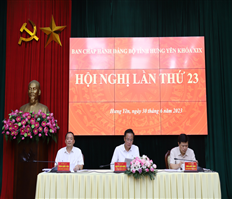 The 23rd Conference of the Provincial Party Committee